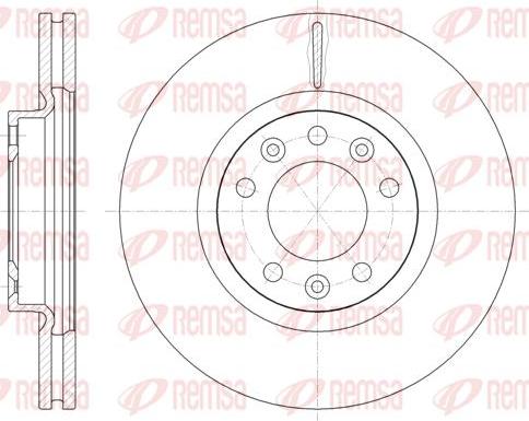 Kawe 61471 10 - Brake Disc autospares.lv