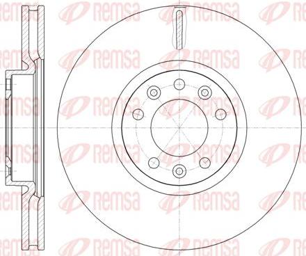 Kawe 61472 10 - Brake Disc autospares.lv