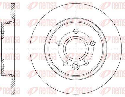 Kawe 61590 00 - Brake Disc autospares.lv