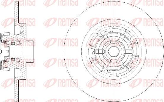 Kawe 61591 20 - Brake Disc autospares.lv