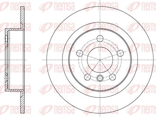 Kawe 61597 00 - Brake Disc autospares.lv