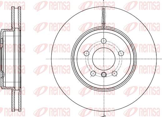 Kawe 61549 10 - Brake Disc autospares.lv