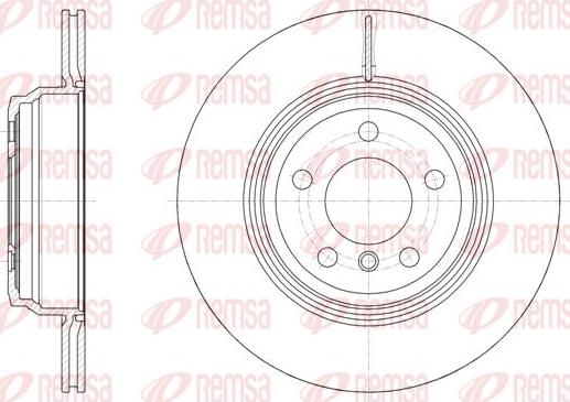 Kawe 61547 10 - Brake Disc autospares.lv