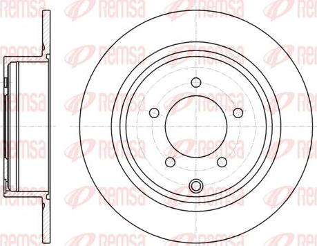 Kawe 61554 00 - Brake Disc autospares.lv