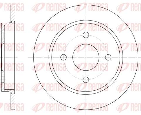 Kawe 6155 00 - Brake Disc autospares.lv