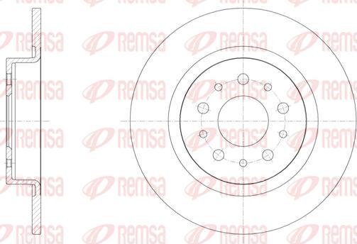 Kawe 61558 00 - Brake Disc autospares.lv