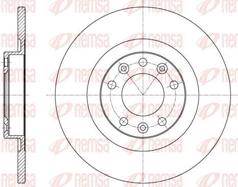 Kawe 61557 00 - Brake Disc autospares.lv