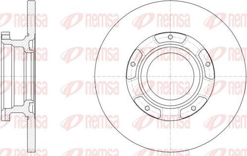 Kawe 61566 00 - Brake Disc autospares.lv