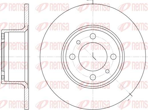 Kawe 6156 00 - Brake Disc autospares.lv