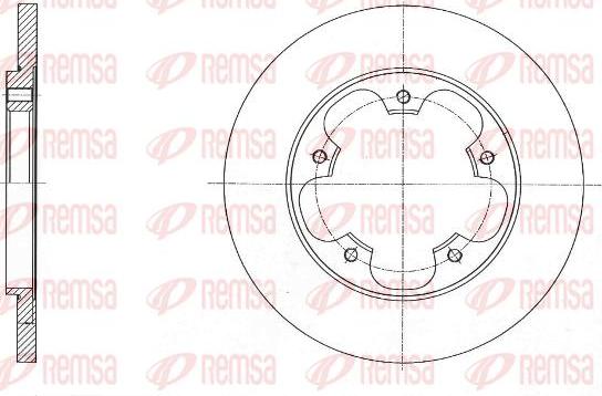 Kawe 61567 00 - Brake Disc autospares.lv