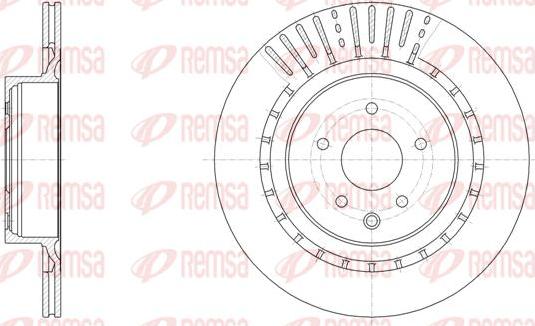 Kawe 61509 10 - Brake Disc autospares.lv