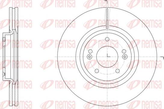 Kawe 61514 10 - Brake Disc autospares.lv