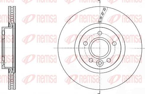 Kawe 61589 10 - Brake Disc autospares.lv