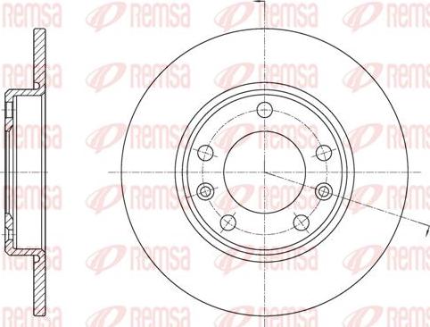 Kawe 61585 00 - Brake Disc autospares.lv