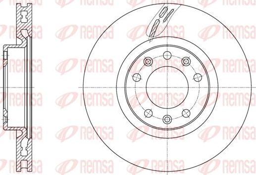 Kawe 61583 10 - Brake Disc autospares.lv