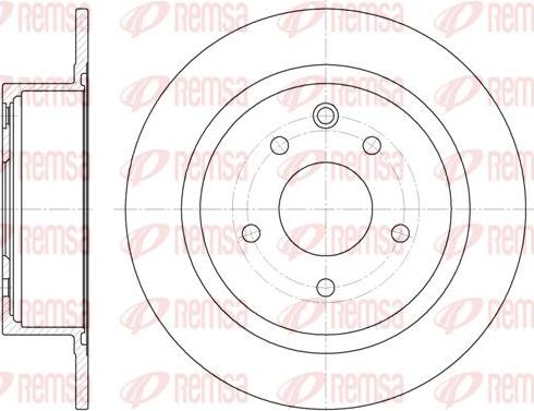 Kawe 61530 00 - Brake Disc autospares.lv