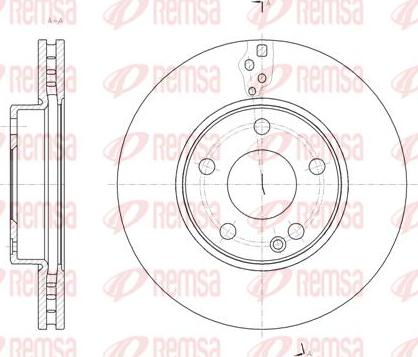 Kawe 61521 10 - Brake Disc autospares.lv