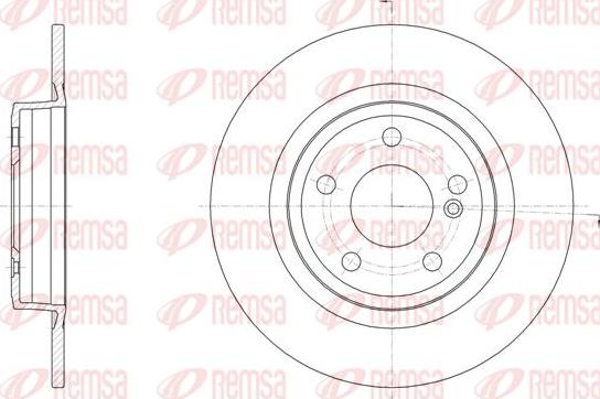 Kawe 61523 00 - Brake Disc autospares.lv