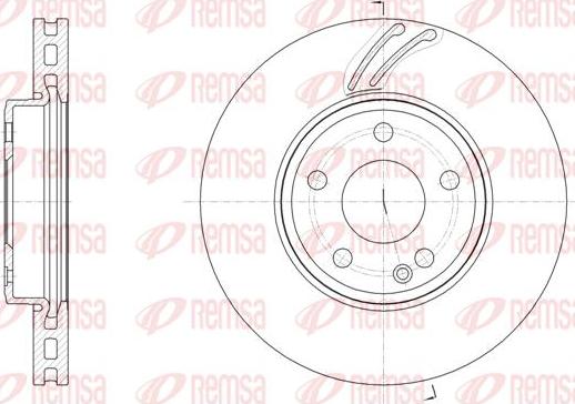 Kawe 61527 10 - Brake Disc autospares.lv