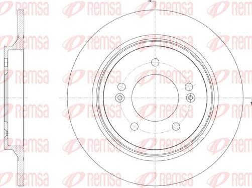 Kawe 61571 00 - Brake Disc autospares.lv