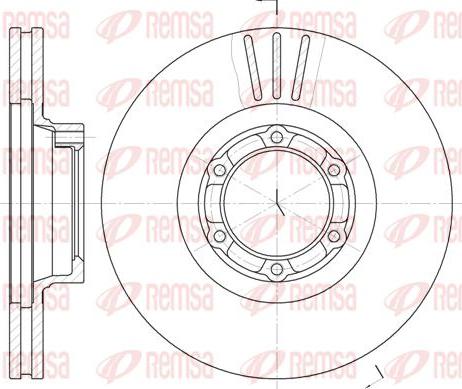 Kawe 6157 10 - Brake Disc autospares.lv