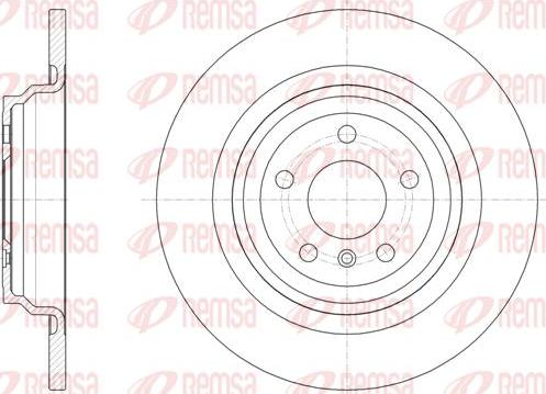 Kawe 61577 00 - Brake Disc autospares.lv