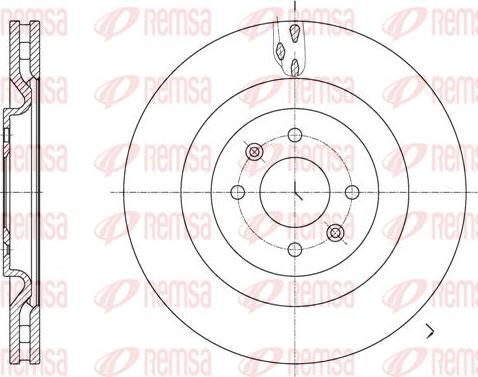 Walburg WBD1204 - Brake Disc autospares.lv