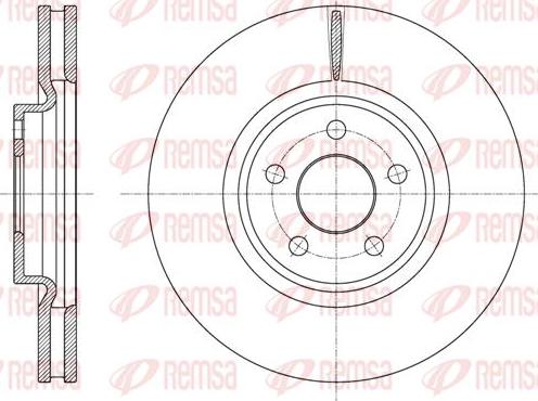 Kawe 61602 10 - Brake Disc autospares.lv