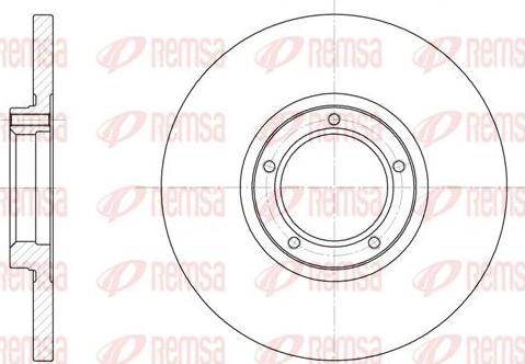 Kawe 6163 00 - Brake Disc autospares.lv