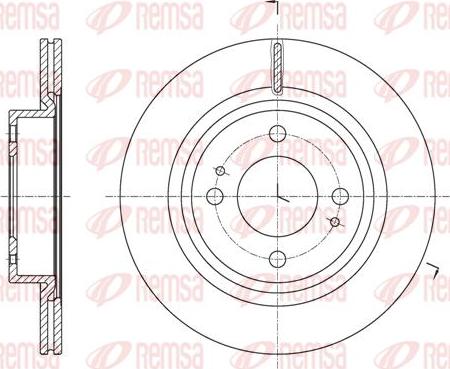 Kawe 61621 10 - Brake Disc autospares.lv