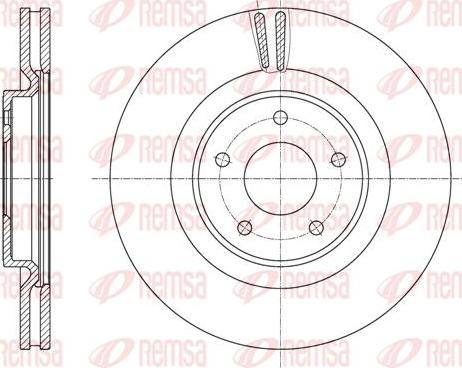 Kawe 61622 10 - Brake Disc autospares.lv