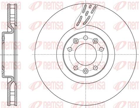 Kawe 61627 10 - Brake Disc autospares.lv