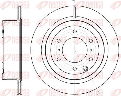 Kawe 61099 10 - Brake Disc autospares.lv