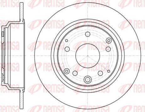 Kawe 61090 00 - Brake Disc autospares.lv