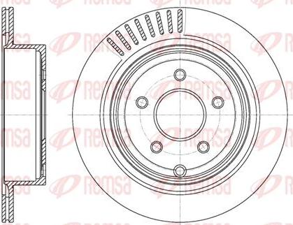 Kawe 61091 10 - Brake Disc autospares.lv