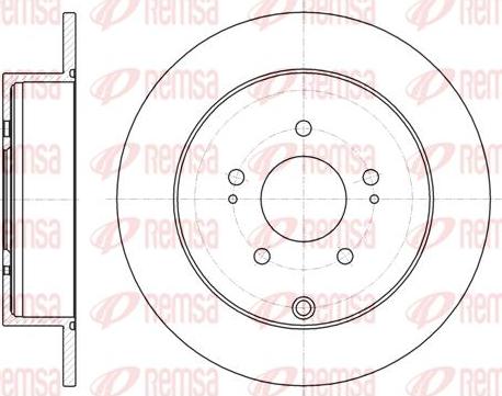 Kawe 61098 00 - Brake Disc autospares.lv