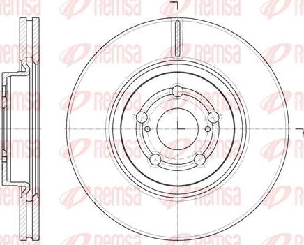 Kawe 61092 10 - Brake Disc autospares.lv