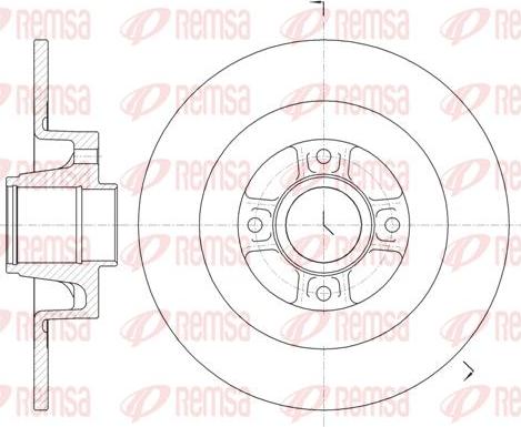 Kawe 61047 00 - Brake Disc autospares.lv