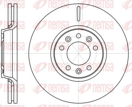 Kawe 61054 10 - Brake Disc autospares.lv