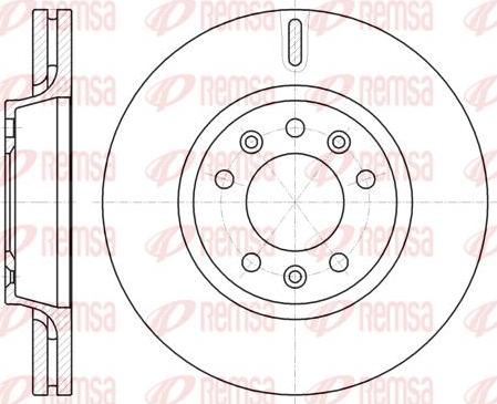 Kawe 61052 10 - Brake Disc autospares.lv