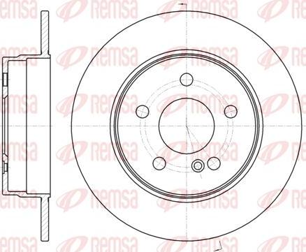 Kawe 61069 00 - Brake Disc autospares.lv