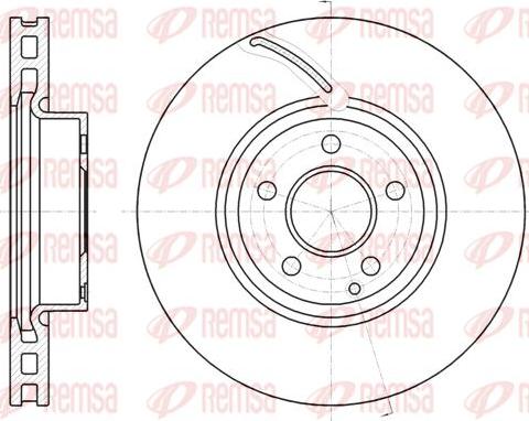 Kawe 61067 10 - Brake Disc autospares.lv