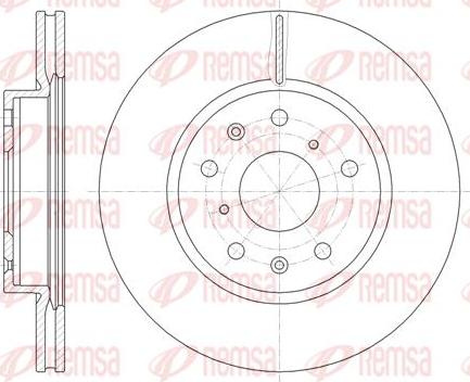 Kawe 61018 10 - Brake Disc autospares.lv