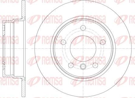 Kawe 61013 00 - Brake Disc autospares.lv