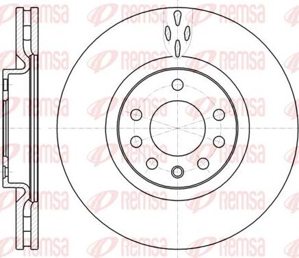 Kawe 61017 10 - Brake Disc autospares.lv