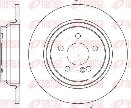 Kawe 61033 00 - Brake Disc autospares.lv