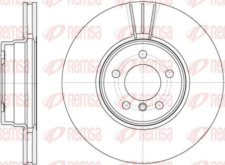 Kawe 61028 10 - Brake Disc autospares.lv