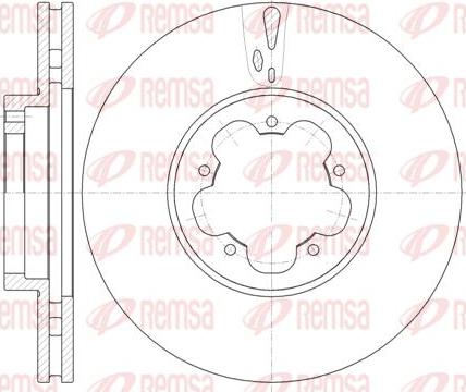 Kawe 61022 10 - Brake Disc autospares.lv