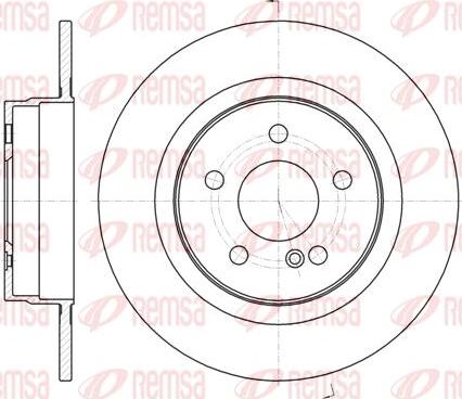 Kawe 61070 00 - Brake Disc autospares.lv