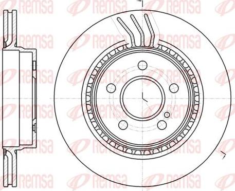 Kawe 61071 10 - Brake Disc autospares.lv